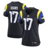 Women's Los Angeles Rams Davante Adams Nike Midnight Blue 2025 Rivalries Collection Game Jersey