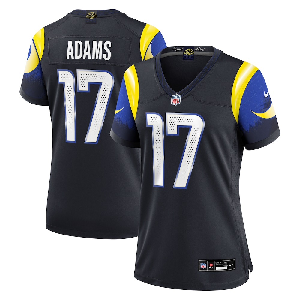 Women's Los Angeles Rams Davante Adams Nike Midnight Blue 2025 Rivalries Collection Game Jersey