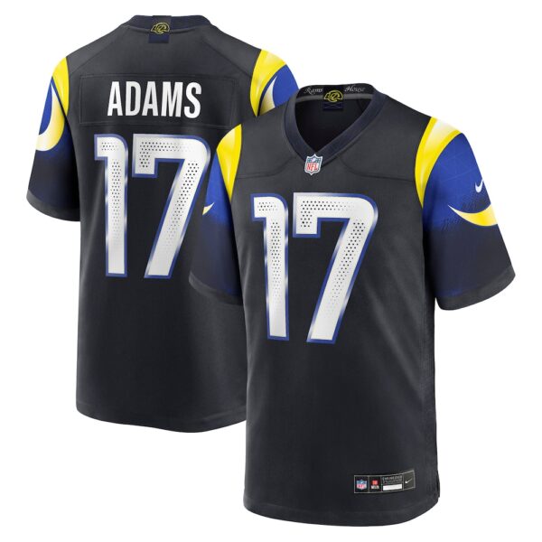 Men's Los Angeles Rams Davante Adams Nike Midnight Blue 2025 Rivalries Collection Game Jersey