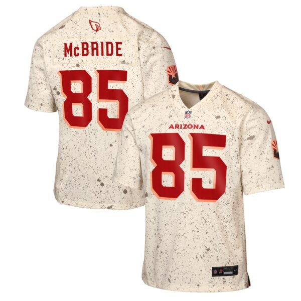 Youth Arizona Cardinals Trey McBride Nike Natural 2025 Rivalries Collection Game Jersey