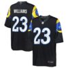 Youth Los Angeles Rams Kyren Williams Nike Midnight Blue 2025 Rivalries Collection Game Jersey