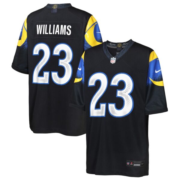 Youth Los Angeles Rams Kyren Williams Nike Midnight Blue 2025 Rivalries Collection Game Jersey