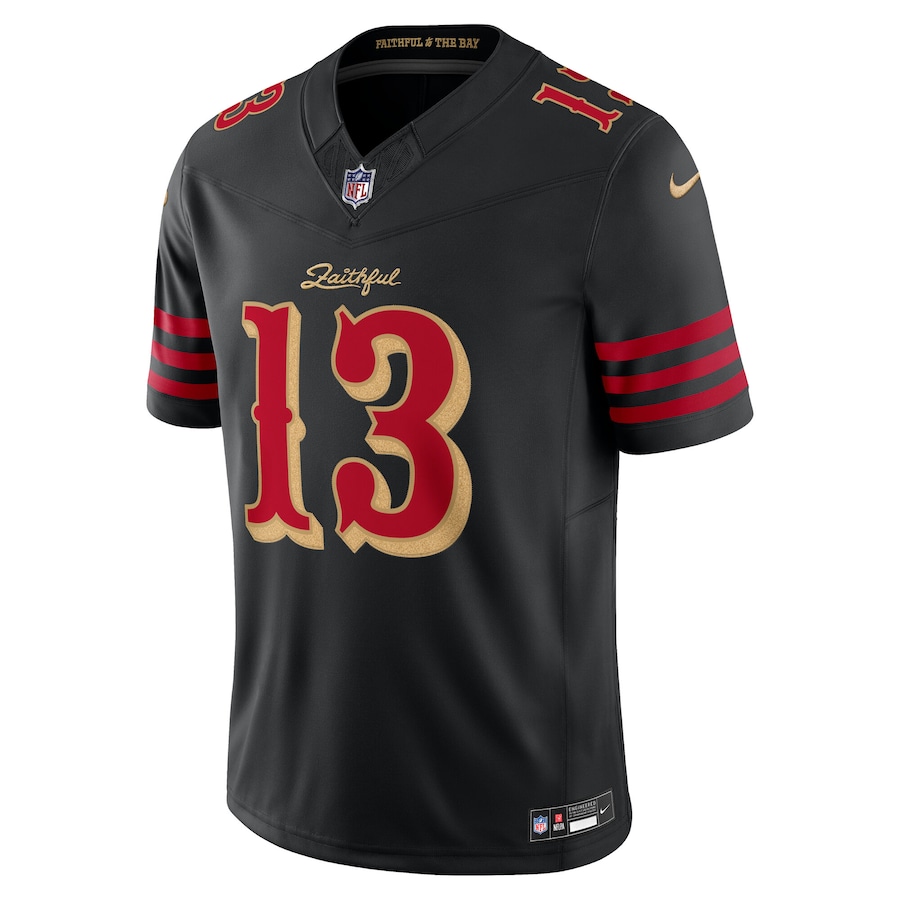 Brock Purdy San Francisco 49ers Nike 2025 Rivalries Collection Limited Jersey Black - Image 2