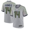 Sam Darnold Seattle Seahawks Nike 2025 Rivalries Collection Game Jersey Wolf Gray