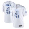 James Cook III Buffalo Bills Nike 2025 Rivalries Collection Game Jersey White
