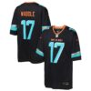 Jaylen Waddle Miami Dolphins Nike Youth 2025 Rivalries Collection Game Jersey Pitch Blue