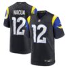 Puka Nacua Los Angeles Rams Nike 2025 Rivalries Collection Game Jersey Midnight Blue