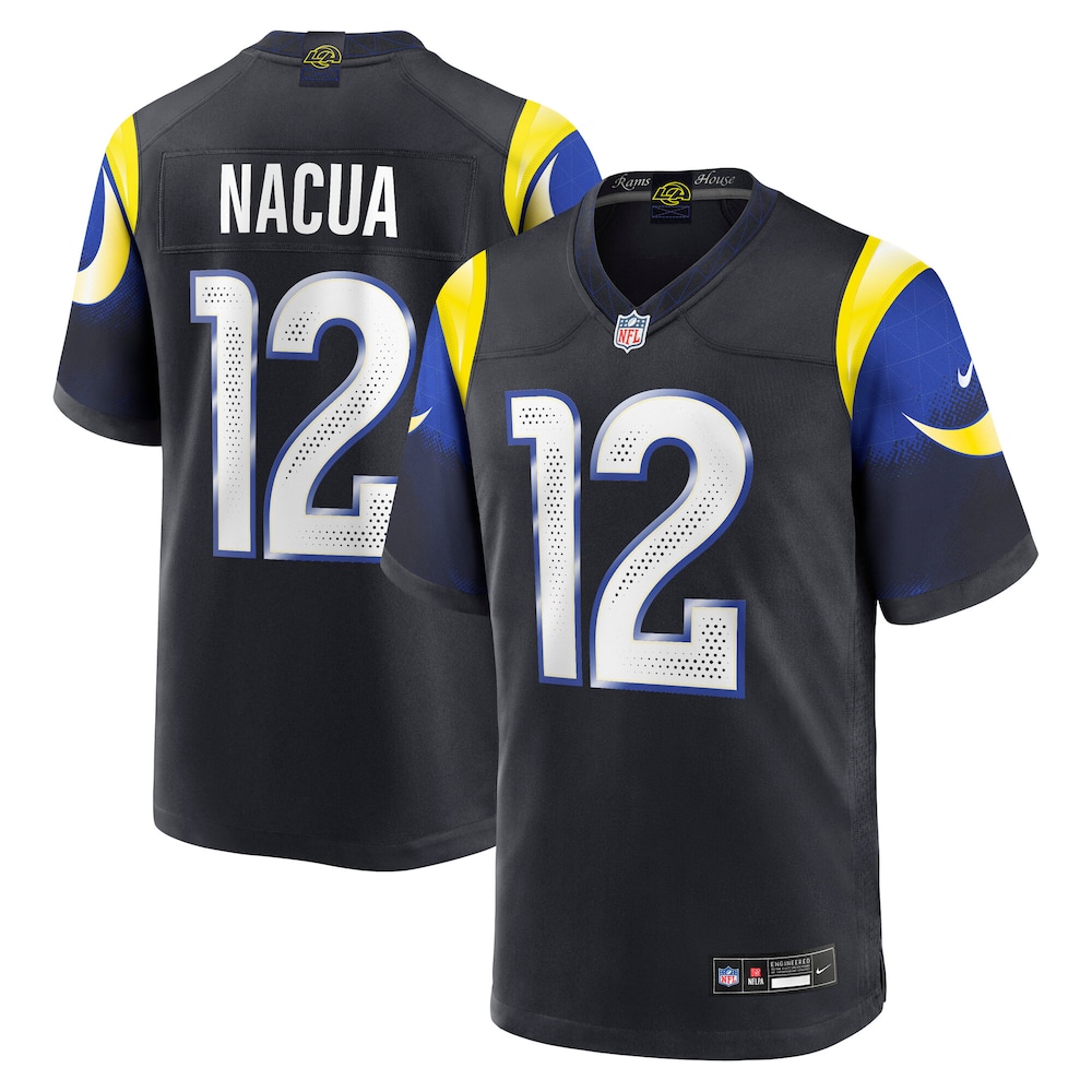 Puka Nacua Los Angeles Rams Nike 2025 Rivalries Collection Game Jersey Midnight Blue