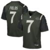 Justin Fields New York Jets Nike Youth 2025 Rivalries Collection Game Jersey Gotham Green