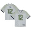 12s Seattle Seahawks Nike Toddler 2025 Rivalries Collection Game Jersey Wolf Gray