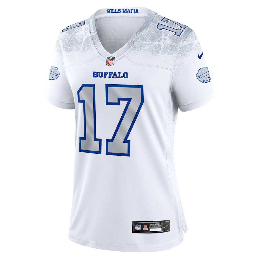 Josh Allen Buffalo Bills Nike Women's 2025 Rivalries Collection Game Jersey White - Image 2
