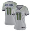 Jaxon Smith-Njigba Seattle Seahawks Nike Women's 2025 Rivalries Collection Game Jersey Wolf Gray