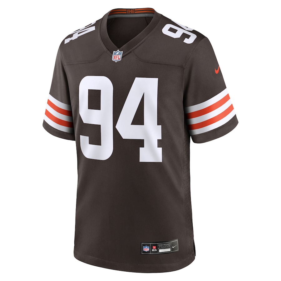 Mason Graham Cleveland Browns Nike 2025 NFL Draft First Round Pick Game Jersey Brown - Image 2