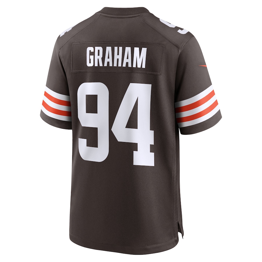 Mason Graham Cleveland Browns Nike 2025 NFL Draft First Round Pick Game Jersey Brown - Image 3