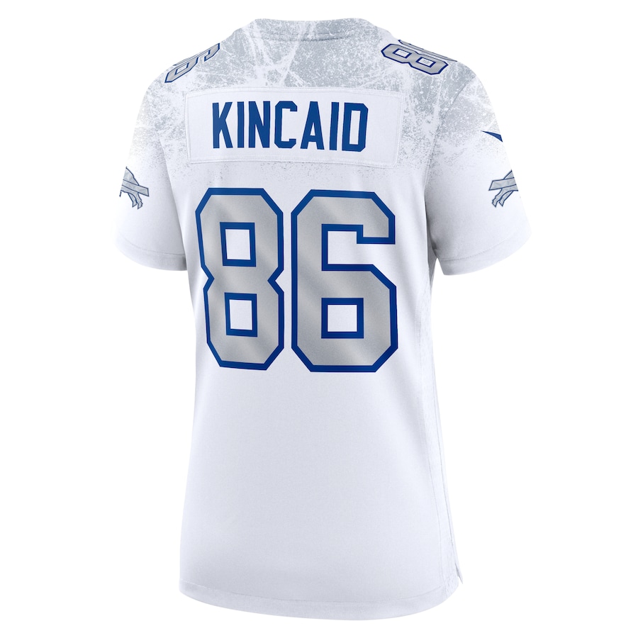 Dalton Kincaid Buffalo Bills Nike Women's 2025 Rivalries Collection Game Jersey White - Image 3