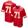Josh Simmons Kansas City Chiefs Nike 2025 NFL Draft First Round Pick Game Jersey Red