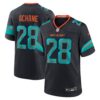 DeVon Achane Miami Dolphins Nike 2025 Rivalries Collection Game Jersey Pitch Blue