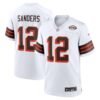 Shedeur Sanders Cleveland Browns Nike 2025 NFL Draft 2nd Alternate Game Jersey White