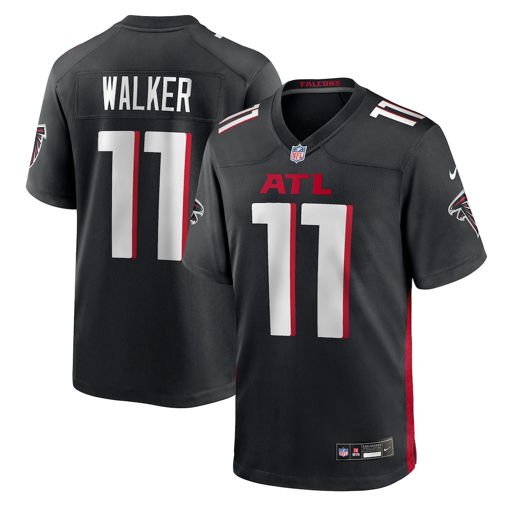 Jalon Walker Atlanta Falcons Nike 2025 NFL Draft First Round Pick Game Jersey Black