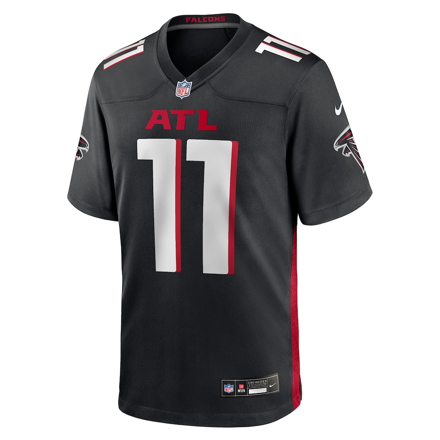 Jalon Walker Atlanta Falcons Nike 2025 NFL Draft First Round Pick Game Jersey Black - Image 2