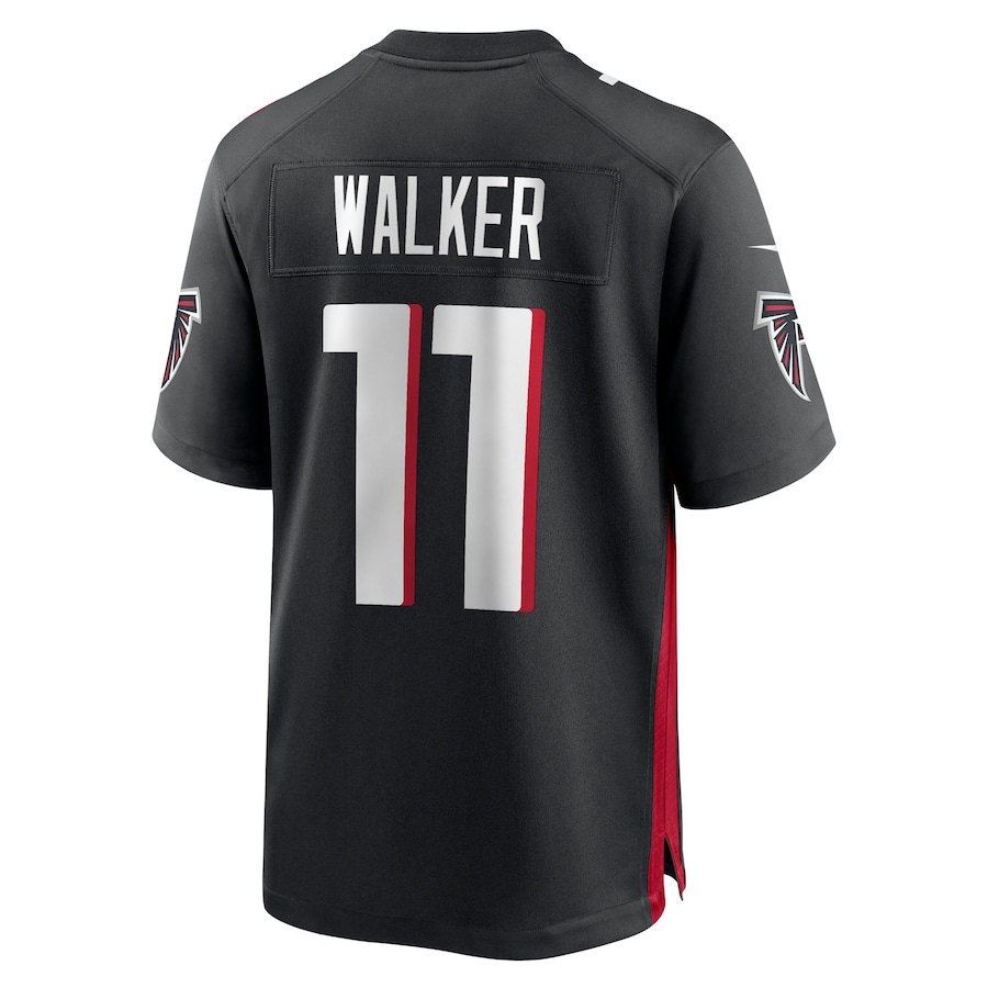 Jalon Walker Atlanta Falcons Nike 2025 NFL Draft First Round Pick Game Jersey Black - Image 3