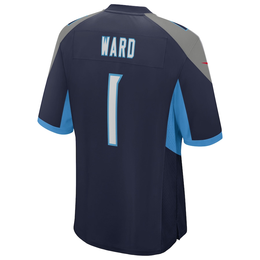 Cameron Ward Tennessee Titans Nike 2025 NFL Draft First Round Pick Alternate Game Jersey Navy - Image 3