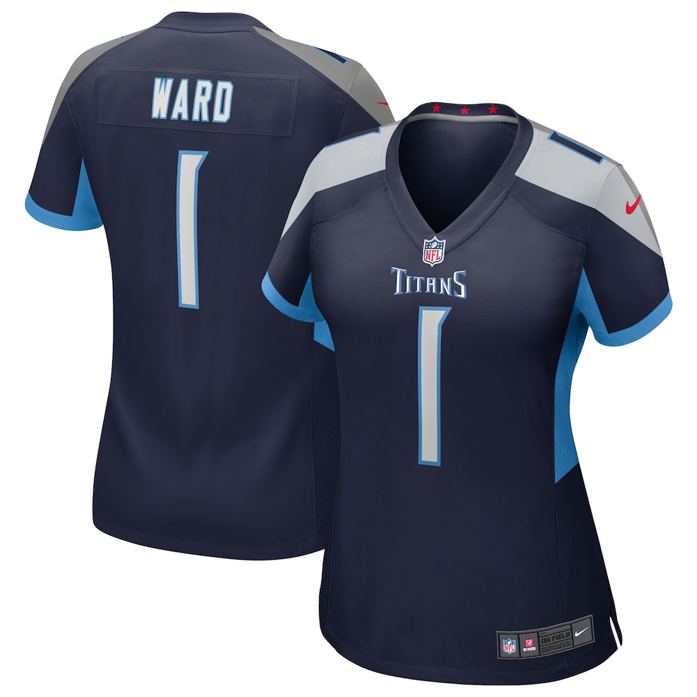 Cameron Ward Tennessee Titans Nike Women's 2025 NFL Draft First Round Pick Alternate Game Jersey Navy