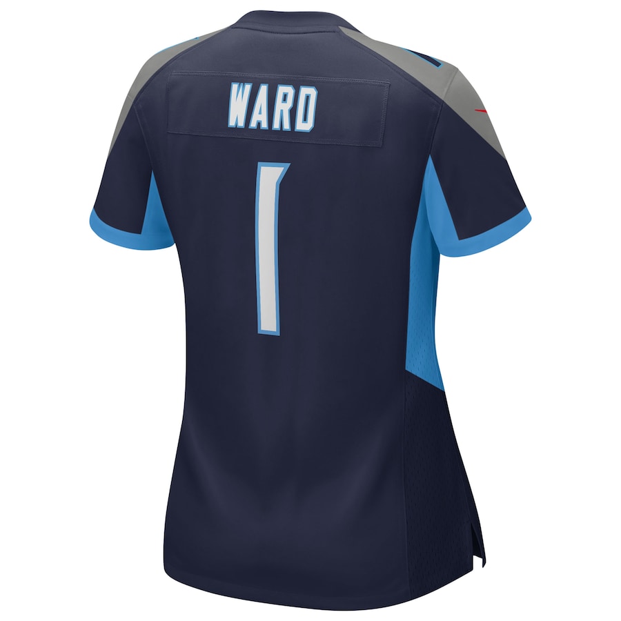Cameron Ward Tennessee Titans Nike Women's 2025 NFL Draft First Round Pick Alternate Game Jersey Navy - Image 3