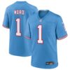 Cameron Ward Tennessee Titans Nike 2025 NFL Draft First Round Pick 2nd Alternate Game Jersey Light Blue