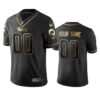 2019 Los Angeles Rams Custom Black Golden Edition Vapor Untouchable Limited Jersey – Men’s