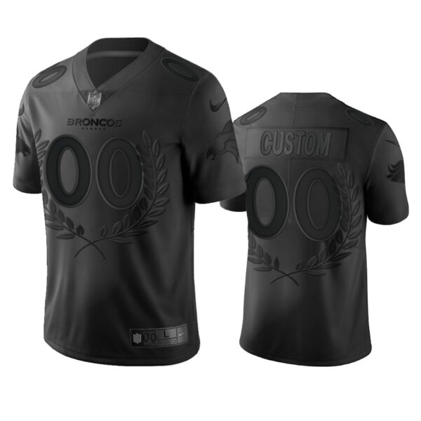 Broncos Custom Black MVP Limited Jersey