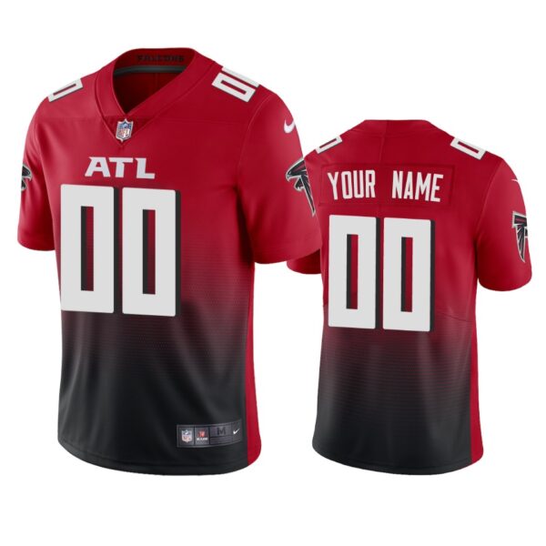 Atlanta Falcons Custom Red 2020 2nd Alternate Vapor Limited Jersey – Men’s