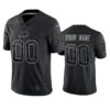 Bills Custom Reflective Limited Black Jersey Men’s