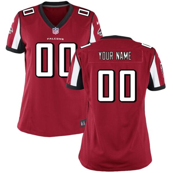 Atlanta Falcons Nike Women’s Custom Game Jersey – Red