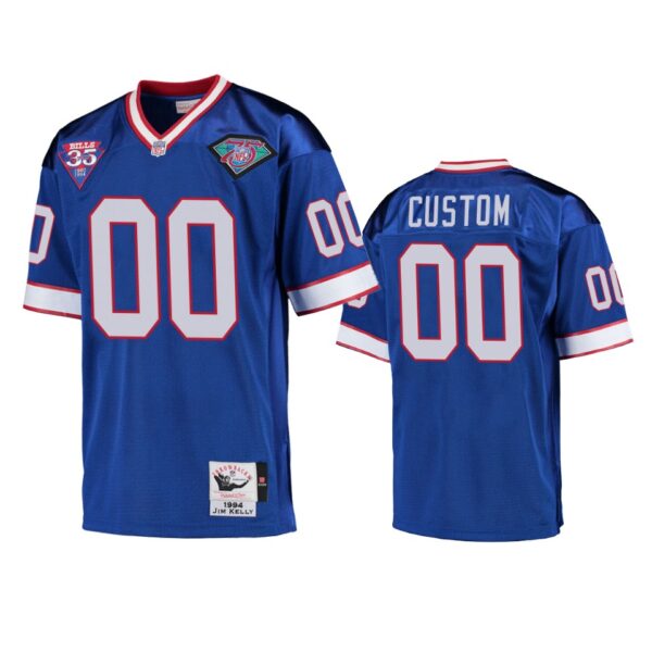 Buffalo Bills Custom Royal Vintage Jersey – Men