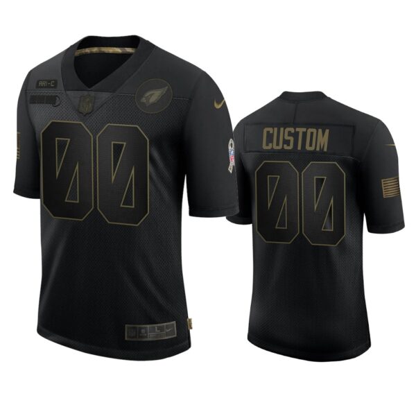 Cardinals Custom Limited Jersey Black 2020 Salute To Service