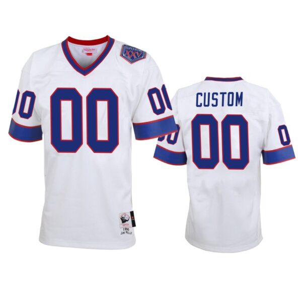 Buffalo Bills Custom White Vintage Jersey – Men