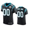 Carolina Panthers Custom Black 25th Season Vapor Elite Jersey