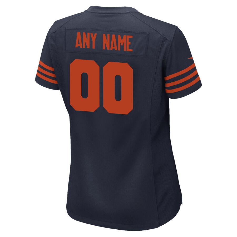 Chicago Bears Nike Women’s Custom Throwback Game Jersey – Navy - Image 3