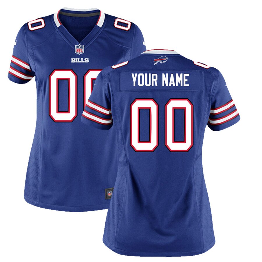 Buffalo Bills Nike Women’s Custom Game Jersey – Royal Blue