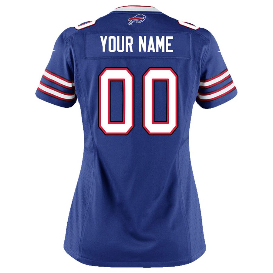 Buffalo Bills Nike Women’s Custom Game Jersey – Royal Blue - Image 3