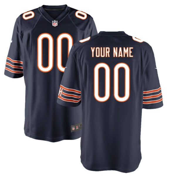 Chicago Bears Nike Youth Game Custom Jersey – Navy