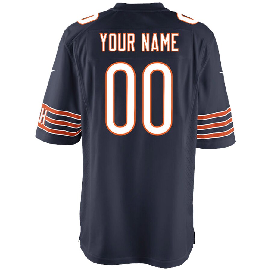 Chicago Bears Nike Youth Game Custom Jersey – Navy - Image 3
