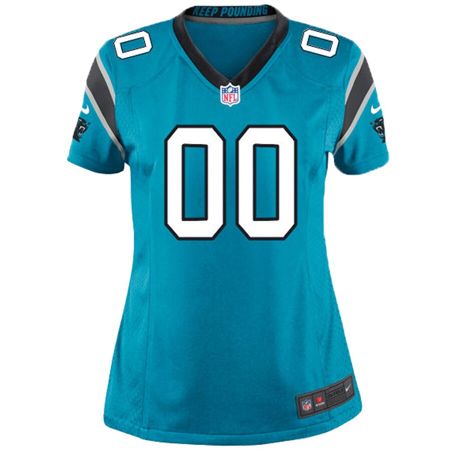 Carolina Panthers Nike Women’s Custom Game Jersey – Panther Blue - Image 2