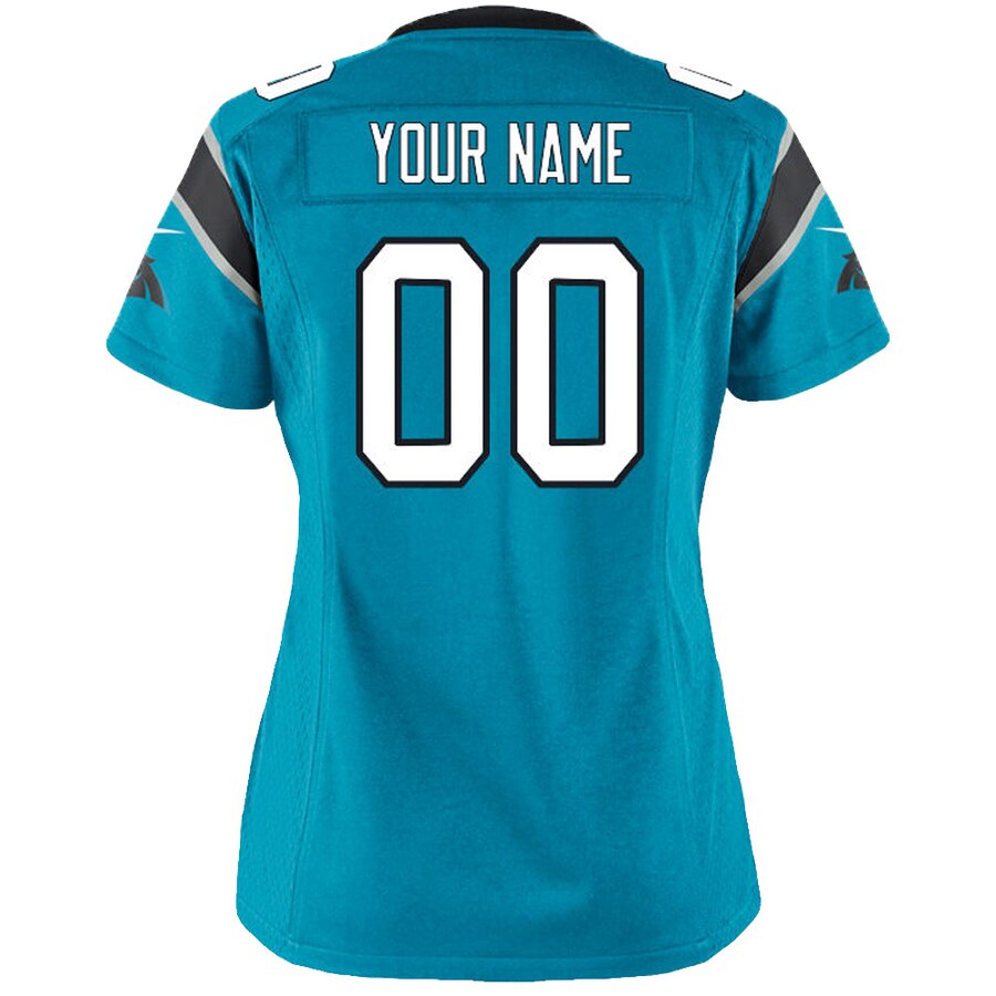 Carolina Panthers Nike Women’s Custom Game Jersey – Panther Blue - Image 3