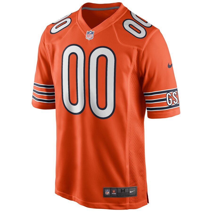 Chicago Bears Nike Alternate Custom Game Jersey – Orange - Image 2