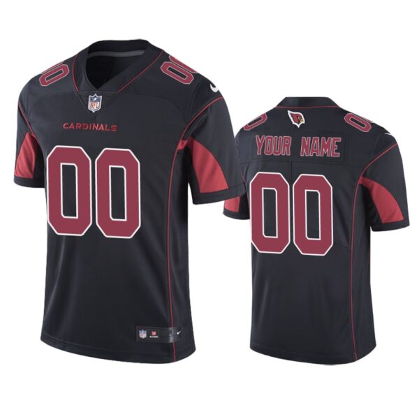 Custom Cardinals Black Color Rush Limited Jersey