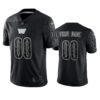 Commanders Custom Reflective Limited Black Jersey