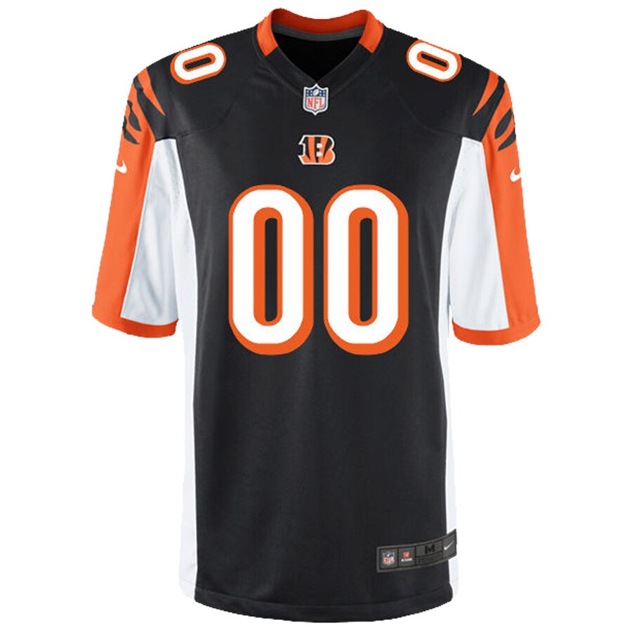 Cincinnati Bengals Nike Youth Custom Game Jersey – Black - Image 2