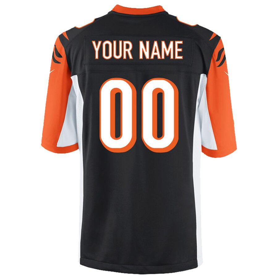 Cincinnati Bengals Nike Youth Custom Game Jersey – Black - Image 3
